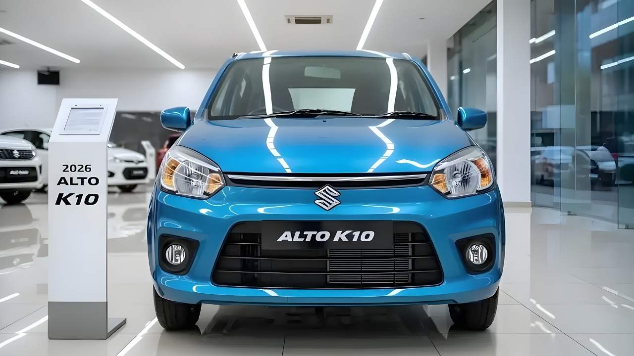 Maruti Alto K10 2026 Launched with Smart Features, 45 kmpl Mileage & Price From ₹3.81 Lakh